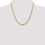 Load image into Gallery viewer, Leslies 14K Yellow Gold 5mm Diamond Cut Rope Chain Necklace  Length 20'' inches
