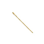 Load image into Gallery viewer, Leslies 14K Yellow Gold 2.5mm Diamond Cut Lightweight Rope Chain Necklace  Length 18'' inches
