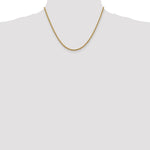 Load image into Gallery viewer, Leslies 14K Yellow Gold 2.5mm Solid Rope Chain Necklace  Length 18'' inches
