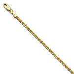 Load image into Gallery viewer, Leslies 14K Yellow Gold 2.5mm Solid Rope Chain Bracelet  Length 7'' inches
