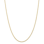 Load image into Gallery viewer, Leslies 14K Yellow Gold 1.3mm Diamond Cut Rope Chain Necklace  Length 18'' inches
