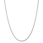 Load image into Gallery viewer, Leslies 14K White Gold 1.75mm Diamond Cut Rope Chain Necklace  Length 24'' inches
