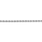 Load image into Gallery viewer, Leslies 14K White Gold 3mm Diamond- cut Rope Chain Bracelet  Length 7'' inches
