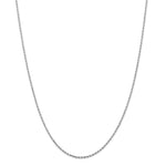 Load image into Gallery viewer, Leslies 14K White Gold 1.3mm Diamond Cut Rope Chain Necklace  Length 16'' inches
