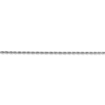 Load image into Gallery viewer, Leslies 14K White Gold 1.3mm Diamond Cut Rope Chain Bracelet  Length 7'' inches
