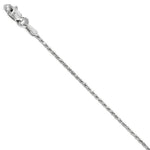 Load image into Gallery viewer, Leslies 14K White Gold 1.3mm Diamond Cut Rope Chain Bracelet  Length 7'' inches
