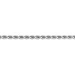 Load image into Gallery viewer, Leslies 14K White Gold 4mm Diamond Cut Rope Chain Necklace  Length 20'' inches

