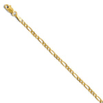 Load image into Gallery viewer, Leslies 14K Yellow Gold 2.75mm Flat Figaro Bracelet  Length 7'' inches

