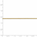 Load image into Gallery viewer, Leslies 14K Yellow Gold 1.3mm Diamond-cut Wheat Chain Necklace  Length 16'' inches
