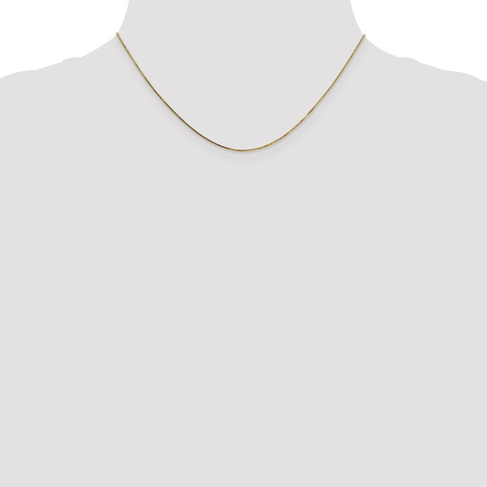 Leslies 14K Yellow Gold Light Box Chain Necklace  Length 16'' inches