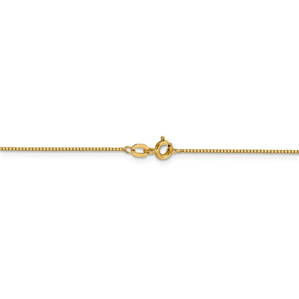 Leslies 14K Yellow Gold Light Box Chain Necklace  Length 16'' inches