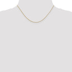 Load image into Gallery viewer, Leslies 14K Yellow Gold V-P Pendant Rope Chain Necklace  Length 16'' inches
