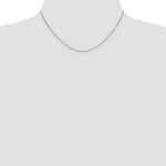 Load image into Gallery viewer, Leslies 14K White Gold Springlock 8R Pendant Rope Necklace  Length 16'' inches
