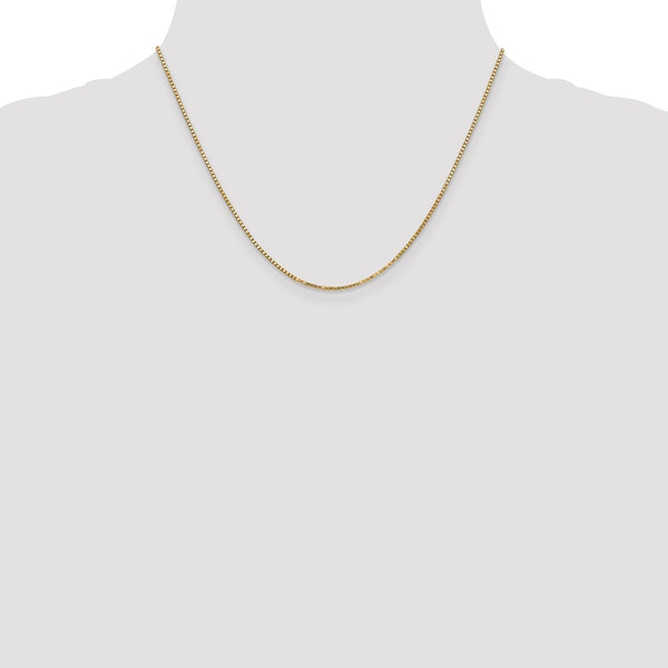 Leslies 14K Yellow Gold Medium Box Chain Necklace  Length 18'' inches