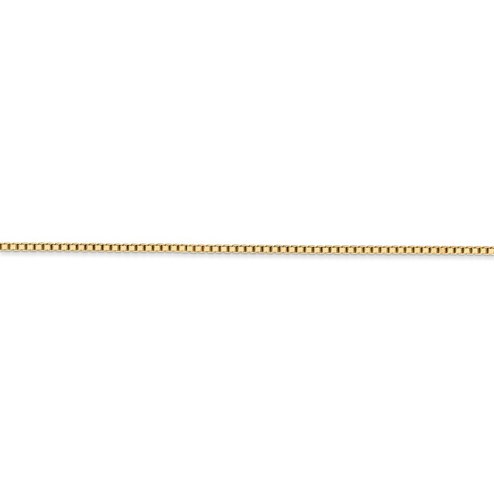 Leslies 14K Yellow Gold Medium Box Chain Necklace  Length 18'' inches