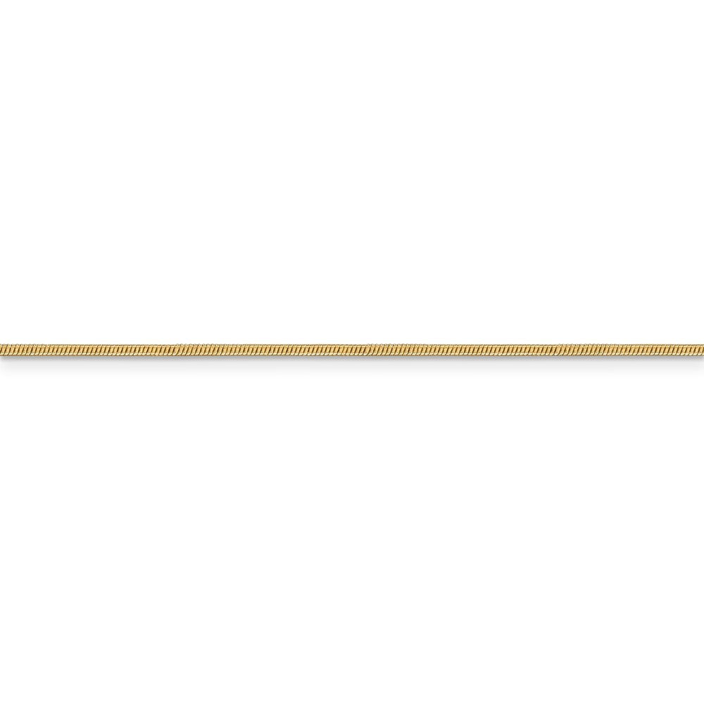 Leslies 14K Yellow Gold Snake Chain Necklace  Length 16'' inches