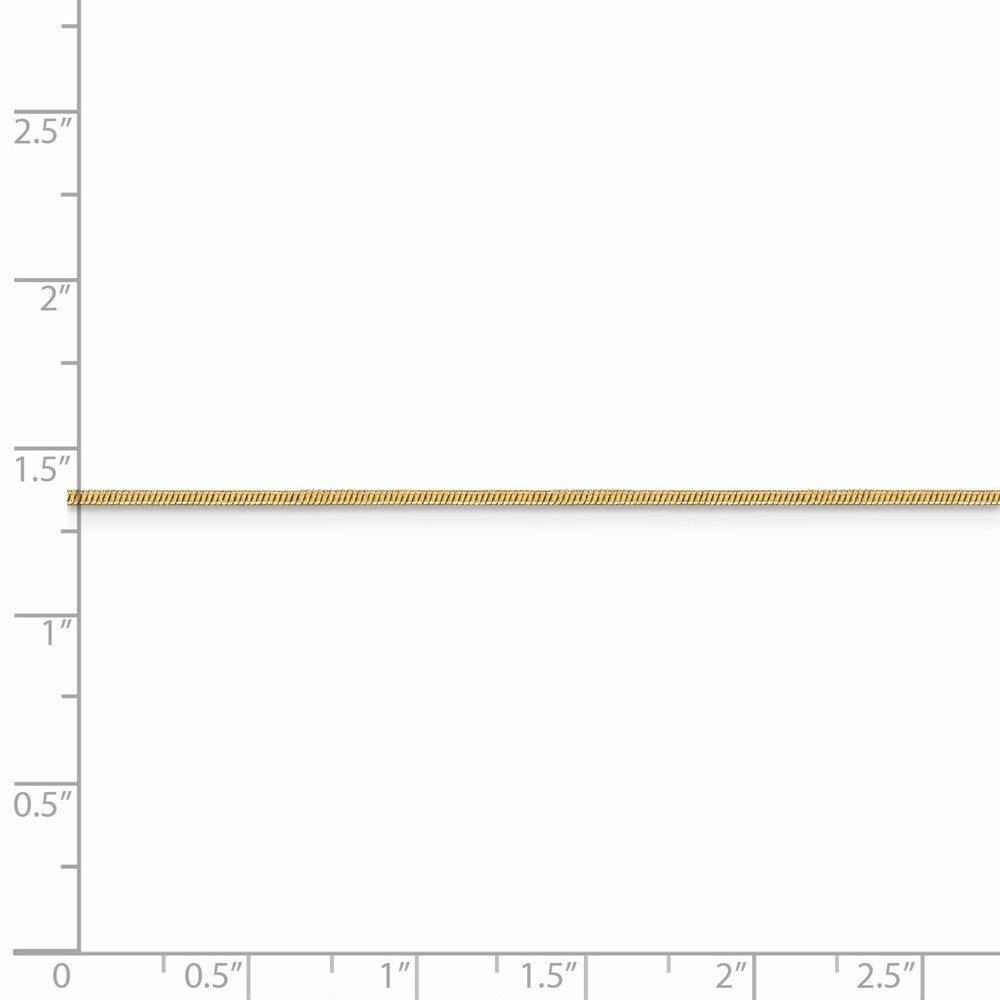 Leslies 14K Yellow Gold Snake Chain Necklace  Length 16'' inches