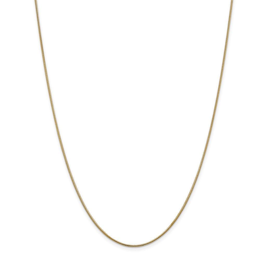 Leslies 14K Yellow Gold Snake Chain Necklace  Length 16'' inches