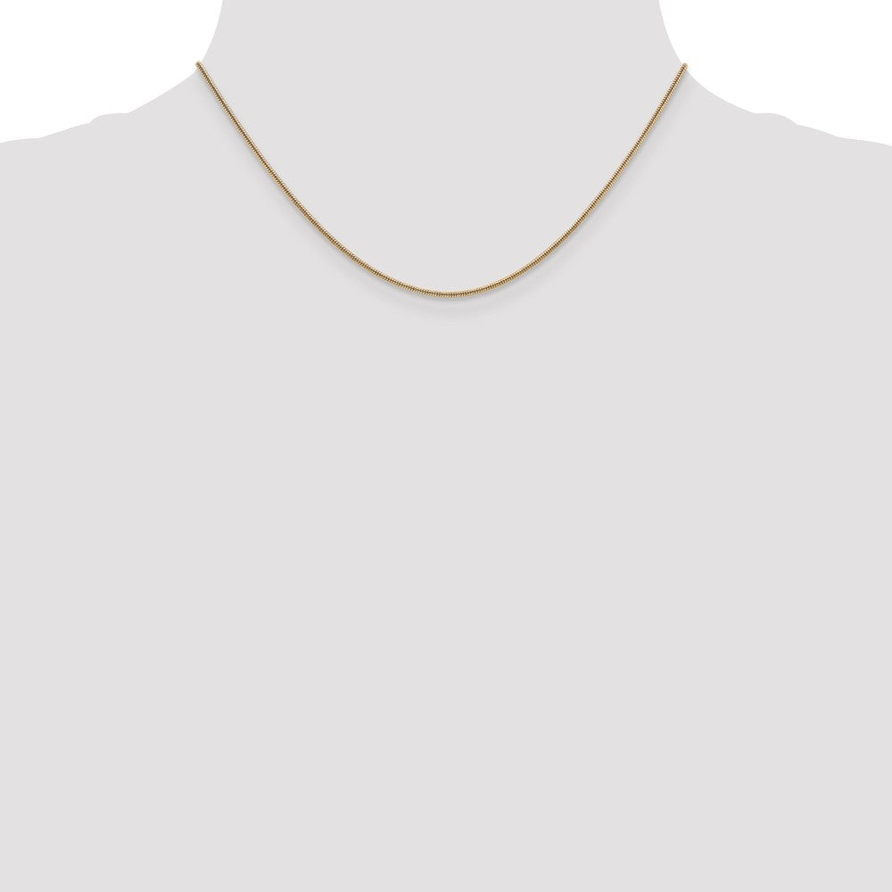 Leslies 14K Yellow Gold Snake Chain Necklace  Length 16'' inches