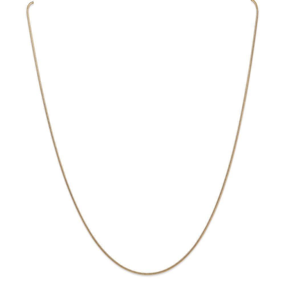 Leslies 14K Yellow Gold Snake Chain Necklace  Length 16'' inches