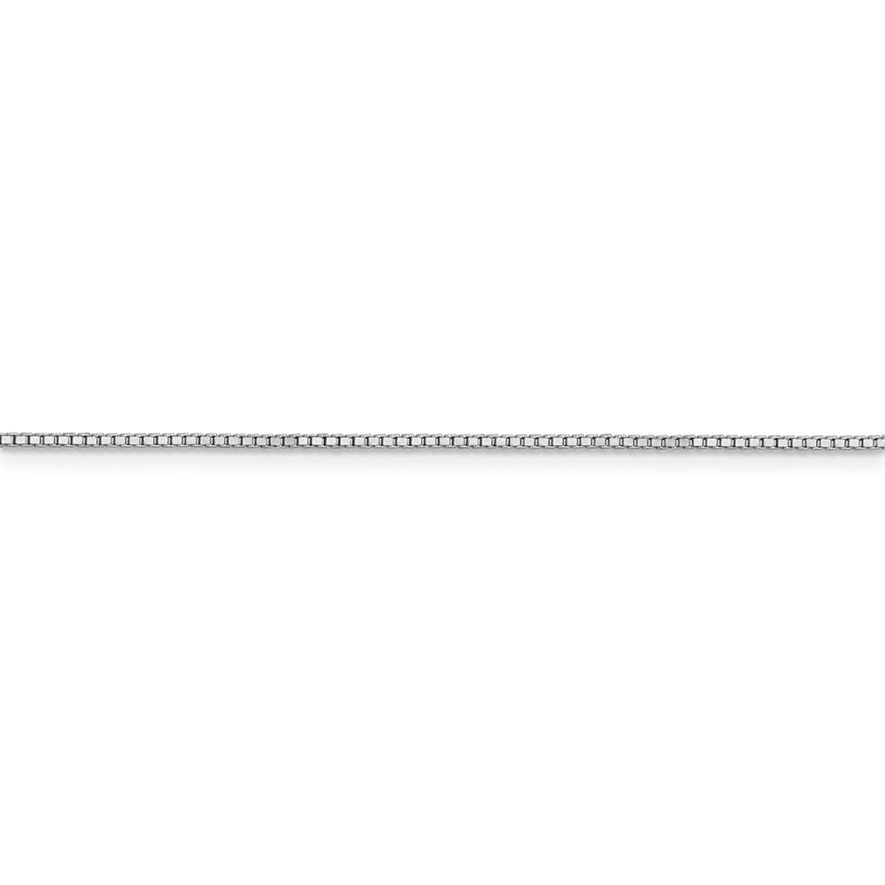 Leslies 14K White Gold Box Chain Necklace  Length 16'' inches