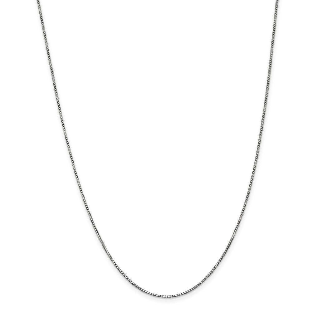 Leslies 14K White Gold Box Chain Necklace  Length 16'' inches