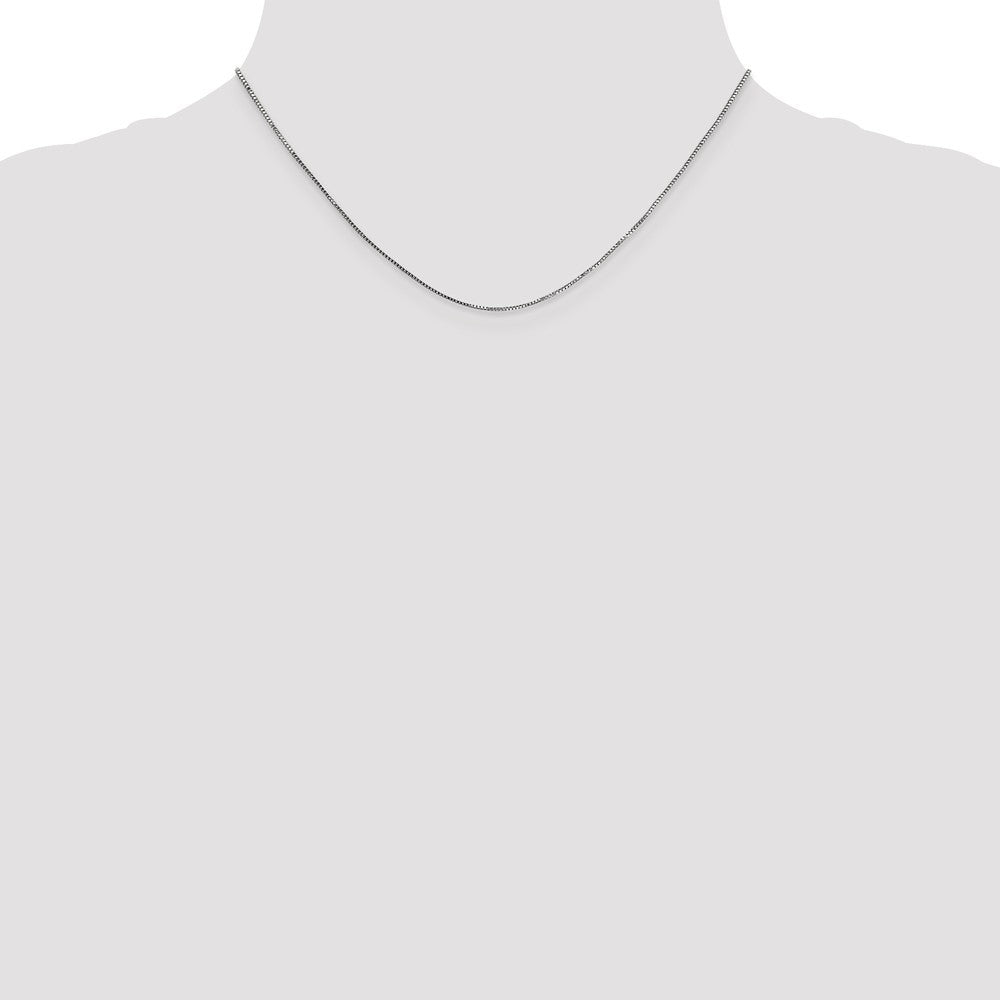 Leslies 14K White Gold Box Chain Necklace  Length 16'' inches