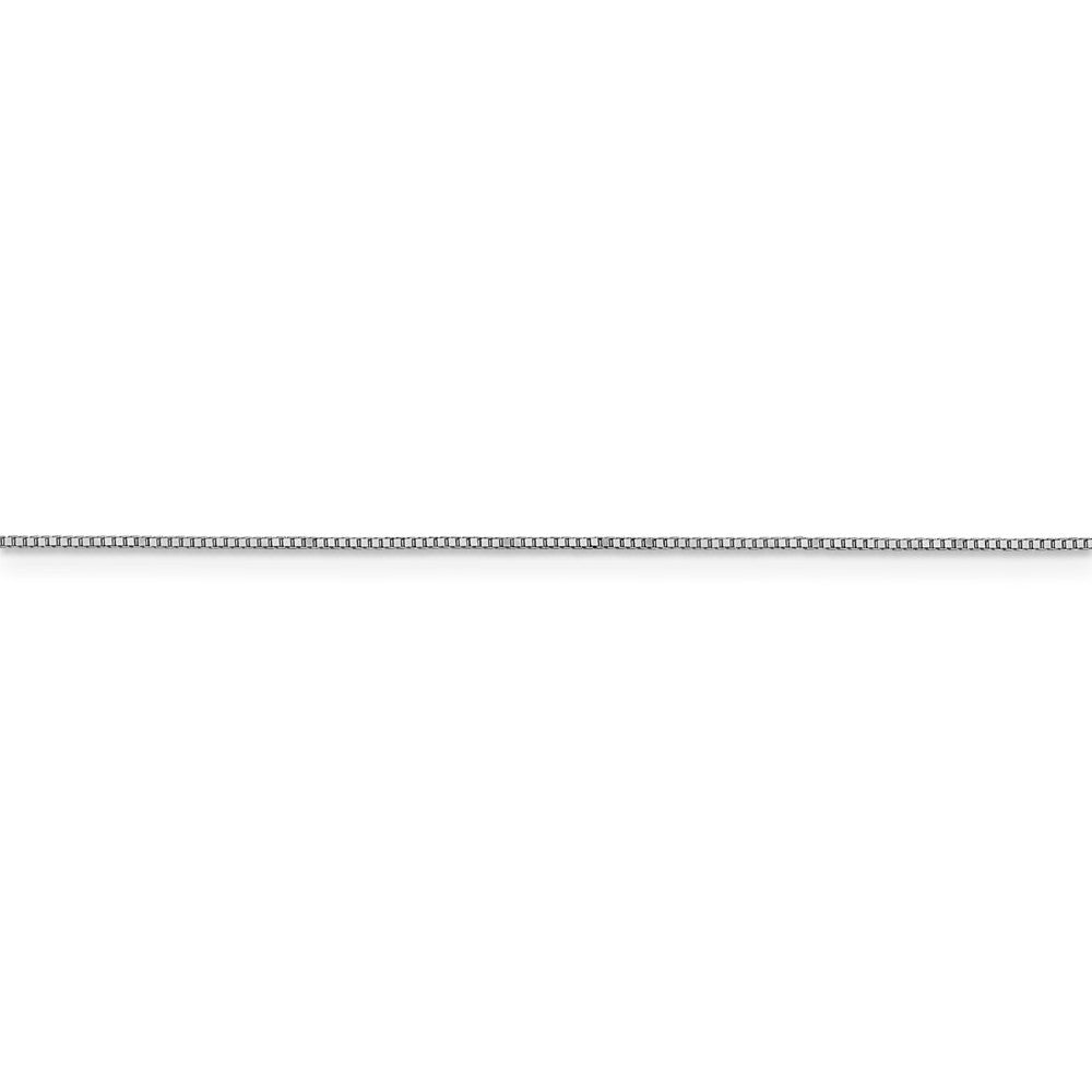Leslies 14K White Gold Box Chain Necklace  Length 16'' inches