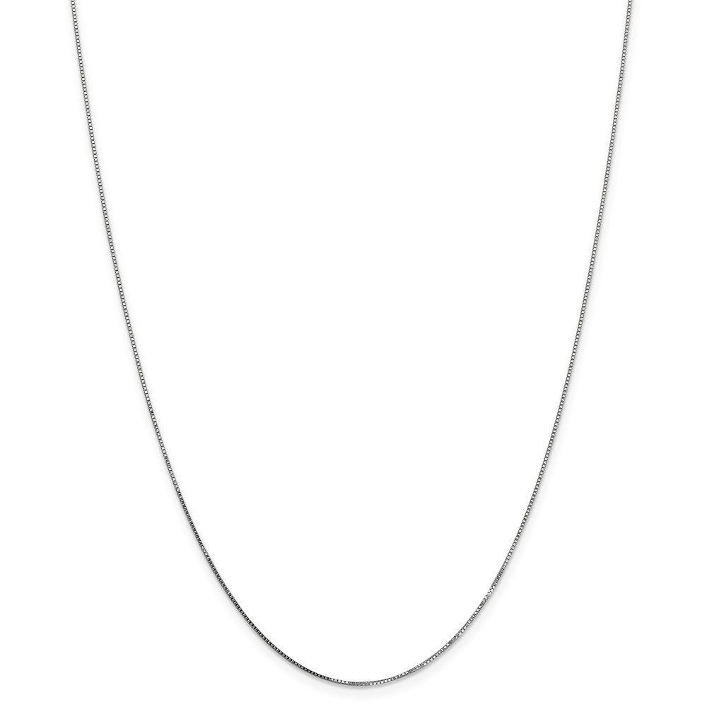 Leslies 14K White Gold Box Chain Necklace  Length 16'' inches