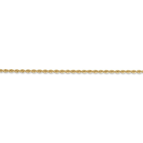Leslies 14K 1.6mm Solid Rope-