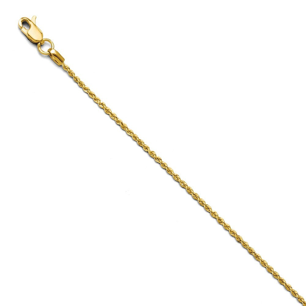Leslies 14K 1.6mm Solid Rope-