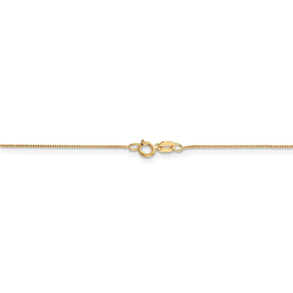 Leslies 14K Yellow Gold Baby Box Chain Necklace  Length 16'' inches