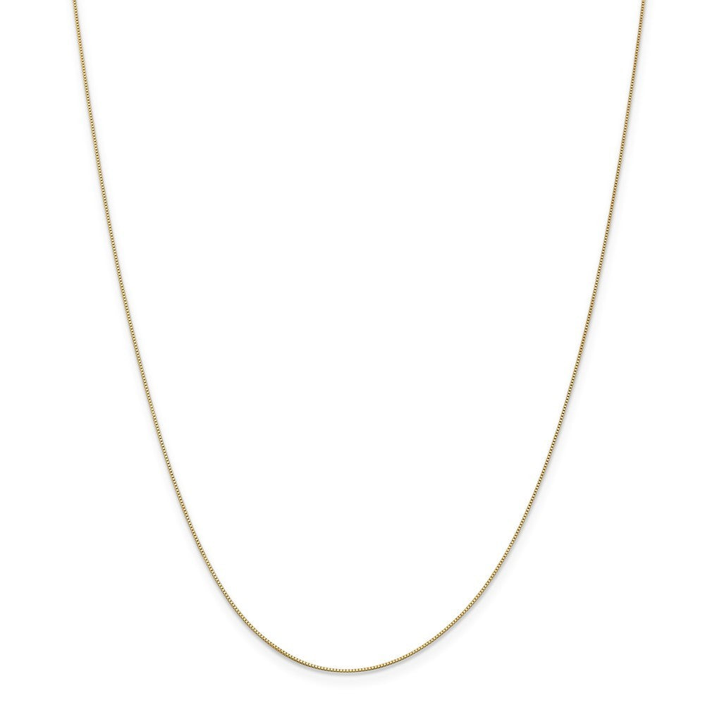 Leslies 14K Yellow Gold Baby Box Chain Necklace  Length 16'' inches