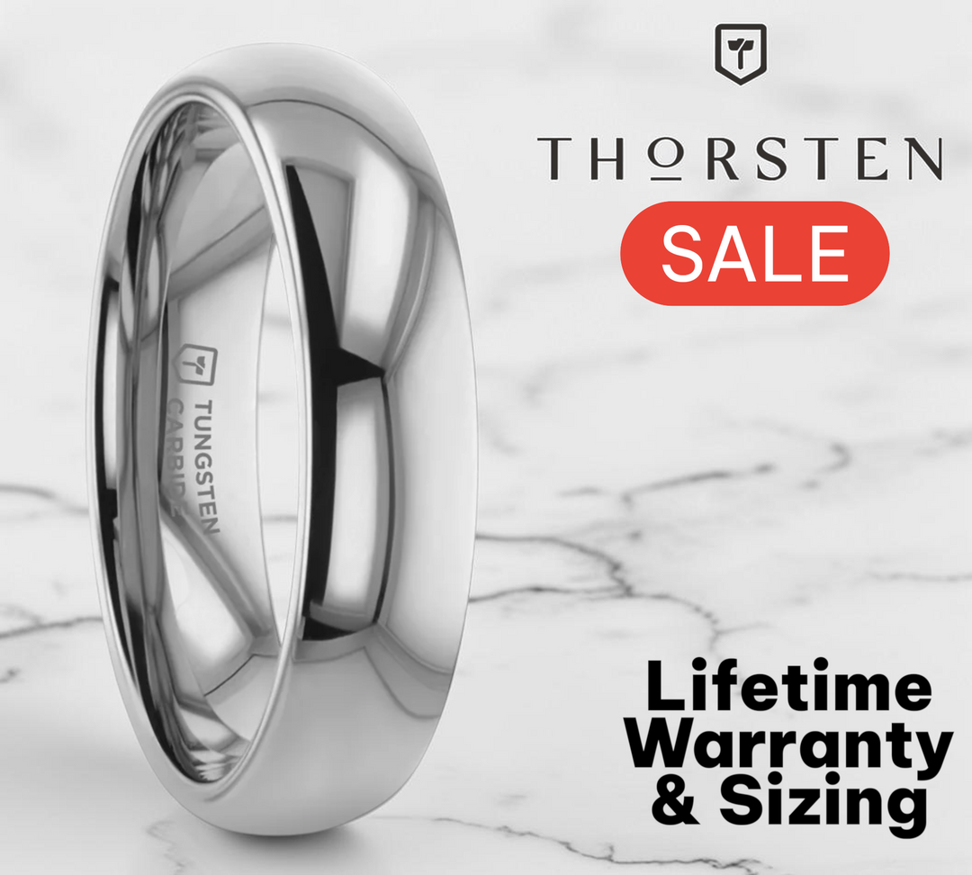 Mens Tungsten Carbide Domed Wedding Ring - Polished Comfort Fit - 2mm 4mm 6mm 7mm 8mm 10mm 12mm Wide - Style name: DOMINUS