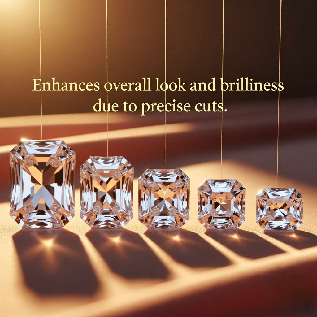Lab Grown Diamond Cross Shape - Premium Melee for Designers & Jewelers 2.20 and 3.66 Carat VS1/F Clarity Color
