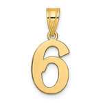 Load image into Gallery viewer, 14K Yellow Gold Polished Number 20 Pendant
