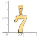 Load image into Gallery viewer, 14K Yellow Gold Polished Number 20 Pendant
