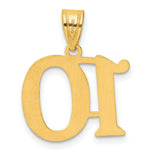 Load image into Gallery viewer, 14K Yellow Gold Polished Number 20 Pendant
