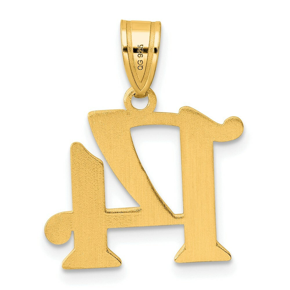 14K Yellow Gold Polished Number 20 Pendant