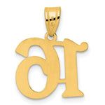 Load image into Gallery viewer, 14K Yellow Gold Polished Number 20 Pendant
