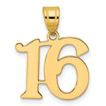 Load image into Gallery viewer, 14K Yellow Gold Polished Number 20 Pendant
