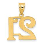Load image into Gallery viewer, 14K Yellow Gold Polished Number 20 Pendant
