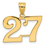 Load image into Gallery viewer, 14K Yellow Gold Polished Number 20 Pendant
