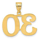 Load image into Gallery viewer, 14K Yellow Gold Polished Number 20 Pendant
