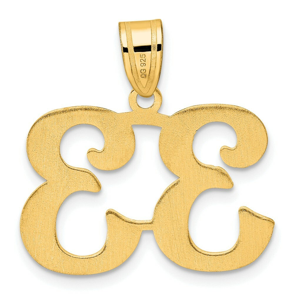 14K Yellow Gold Polished Number 20 Pendant