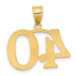 Load image into Gallery viewer, 14K Yellow Gold Polished Number 20 Pendant
