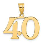 Load image into Gallery viewer, 14K Yellow Gold Polished Number 20 Pendant
