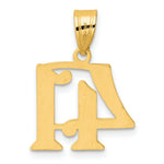 Load image into Gallery viewer, 14K Yellow Gold Polished Number 20 Pendant
