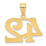 Load image into Gallery viewer, 14K Yellow Gold Polished Number 20 Pendant
