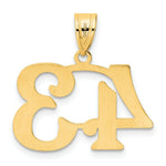 Load image into Gallery viewer, 14K Yellow Gold Polished Number 20 Pendant
